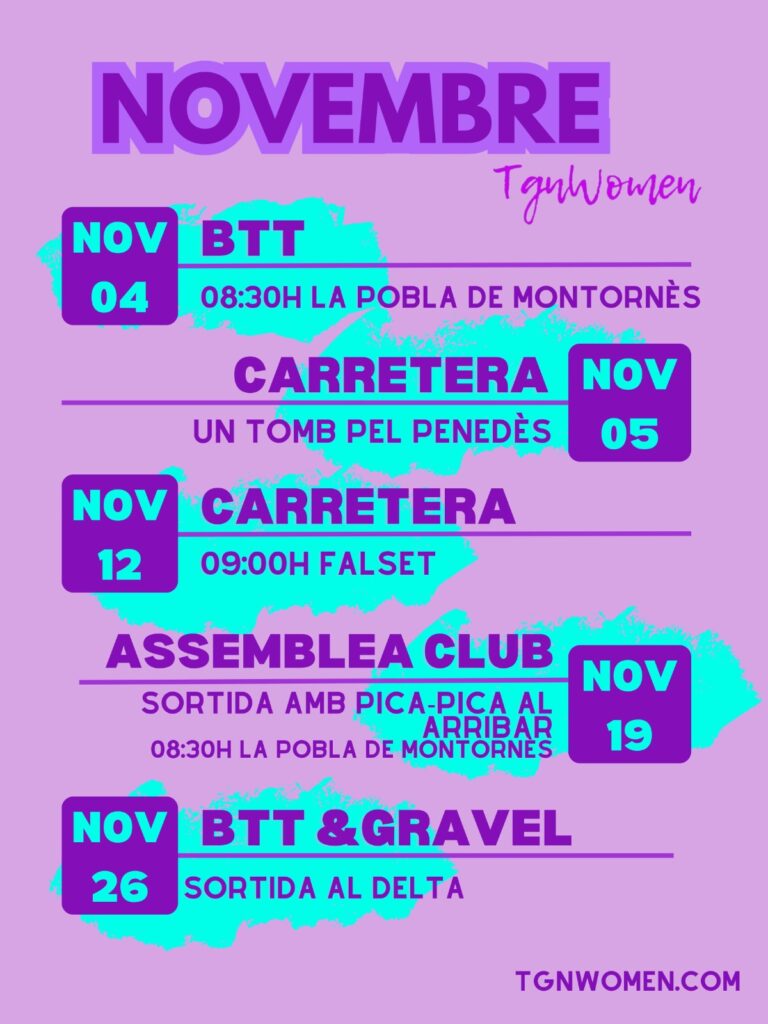 CALENDARIO NOVIEMBRE